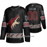 Camiseta Hockey Arizona Coyotes Personalizada Breakaway Negro