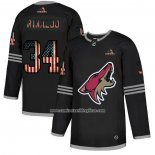 Camiseta Hockey Arizona Coyotes Rinaldo2020 USA Flag Negro