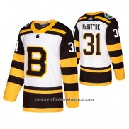 Camiseta Hockey Boston Bruins Zane Mcintyre Winter Classic Blanco