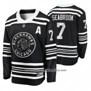 Camiseta Hockey Chicago Blackhawks Brent Seabrook Premier Alternato Negro