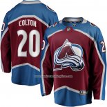 Camiseta Hockey Colorado Avalanche Ross Colton Primera Breakaway Maroon