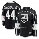 Camiseta Hockey Los Angeles Kings Mikey Anderson Primera Breakaway Negro