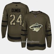 Camiseta Hockey Minnesota Wild Matt Dumba Camuflaje Salute To Service