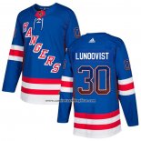 Camiseta Hockey New York Rangers Henrik Lundqvist Drift Fashion Azul