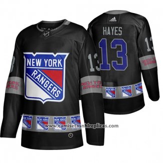 Camiseta Hockey New York Rangers Kevin Hayes Breakaway Negro