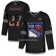 Camiseta Hockey New York Rangers Ryan Mcdonagh 2020 USA Flag Negro