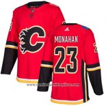 Camiseta Hockey Nino Calgary Flames 23 Sean Monahan Primera Autentico Stitched Rojo