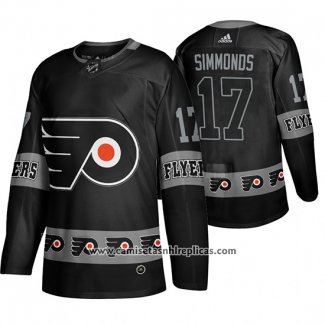 Camiseta Hockey Philadelphia Flyers Wayne Simmonds Breakaway Negro