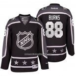 Camiseta Hockey San Jose Sharks Brent Burns 88 2017 All Star Negro