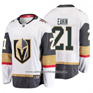 Camiseta Hockey Vegas Golden Knights Cody Eakin 2019 Segunda Breakaway Blanco