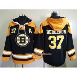 Sudaderas con Capucha Boston Bruins Patrice Bergeron Negro