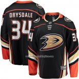 Camiseta Hockey Anaheim Ducks Jamie Drysdale Primera Breakaway Negro