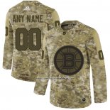 Camiseta Hockey Boston Bruins 2019 Salute to Service Personalizada Camuflaje