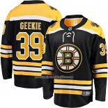 Camiseta Hockey Boston Bruins Morgan Geekie Primera Breakaway Negro