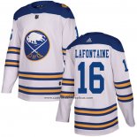 Camiseta Hockey Buffalo Sabres 16 Pat Lafontaine Autentico 2018 Winter Classic Blanco