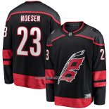 Camiseta Hockey Carolina Hurricanes Stefan Noesen Primera Breakaway Negro