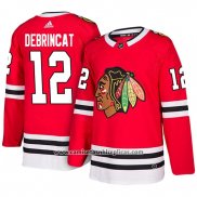 Camiseta Hockey Chicago Blackhawks Alex Debrincat Primera Rojo