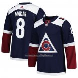 Camiseta Hockey Colorado Avalanche Cale Makar Alterno Primegreen Autentico Pro Azul