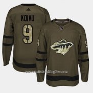 Camiseta Hockey Minnesota Wild Mikko Koivu Camuflaje Salute To Service