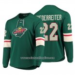 Camiseta Hockey Minnesota Wild Nino Niederreiter Platinum Verde