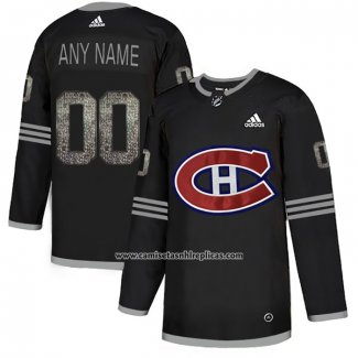 Camiseta Hockey Montreal Canadiens Personalizada Black Shadow