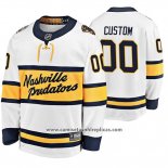 Camiseta Hockey Nashville Predators Personalizada Breakaway Jugador 2020 Winter Classic Blanco