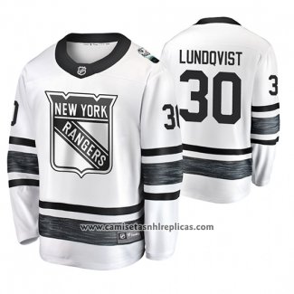 Camiseta Hockey New York Rangers Henrik Lundqvist 2019 All Star Blanco