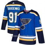 Camiseta Hockey Nino St. Louis Blues 91 Vladimir Tarasenko Azul Primera Autentico Stitched