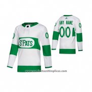 Camiseta Hockey Nino Toronto St. Patricks Personalizada Blanco