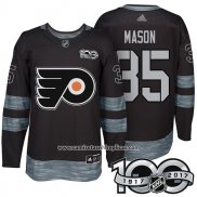 Camiseta Hockey Philadelphia Flyers 35 Steve Mason 2017 Centennial Limited Negro