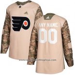 Camiseta Hockey Philadelphia Flyers Camuflaje Autentico 2017 Veterans Day Stitched Personalizada