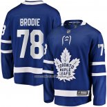 Camiseta Hockey Toronto Maple Leafs TJ Brodie Primera Breakaway Azul