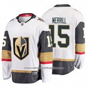 Camiseta Hockey Vegas Golden Knights Jon Merrill 2019 Segunda Breakaway Blanco