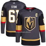 Camiseta Hockey Vegas Golden Knights Mark Stone Primera Autentico Gris