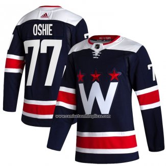 Camiseta Hockey Washington Capitals Tj Oshie Alterno Autentico 2020-21 Azul