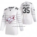 Camiseta Hockey Arizona Coyotes Kuemper Autentico 2020 All Star Blanco