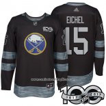 Camiseta Hockey Buffalo Sabres 15 Jack Eichel 2017 Centennial Limited Negro