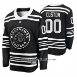 Camiseta Hockey Chicago Blackhawks Personalizada Premier Alternato Negro