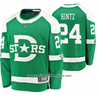 Camiseta Hockey Dallas Stars Roope Hintz Breakaway Jugador 2020 Winter Classic Verde