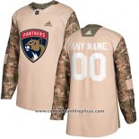 Camiseta Hockey Florida Panthers Camuflaje Autentico 2017 Veterans Day Stitched Personalizada