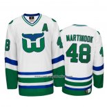 Camiseta Hockey Hartford Whalers Jordan Martinook Heritage Throwback Blanco