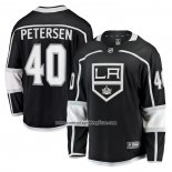 Camiseta Hockey Los Angeles Kings Cal Petersen Primera Breakaway Negro