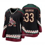 Camiseta Hockey Mujer Arizona Coyotes Alex Goligoski Heritage Alternato Breakaway Negro