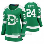 Camiseta Hockey Mujer Dallas Stars Roope Hintz Breakaway Jugador 2020 Winter Classic Verde