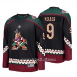 Camiseta Hockey Nino Arizona Coyotes Clayton Keller Alternato Breakaway Fanatics Negro