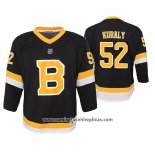 Camiseta Hockey Nino Boston Bruins Alternato Negro