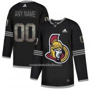 Camiseta Hockey Ottawa Senators Black Shadow Personalizada