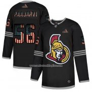 Camiseta Hockey Ottawa Senators Paajarvi 2020 USA Flag Negro2