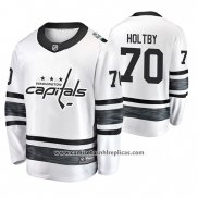 Camiseta Hockey Washington Capitals Braden Holtby 2019 All Star Blanco