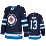 Camiseta Hockey Winnipeg Jets Brandon Tanev Primera Autentico Azul